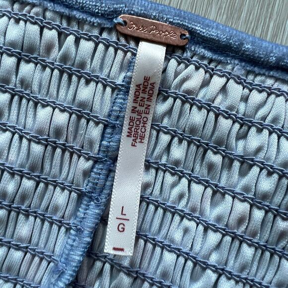 Free People McKenna Velvet Dress Large Boho NWT - Picture 2 of 16